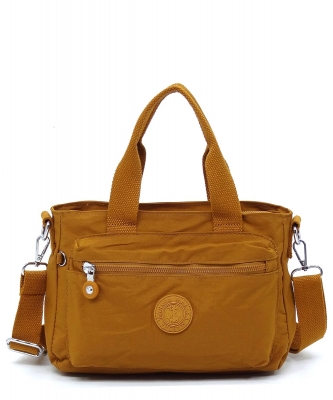 MARSEA Canvas Tote Satchel Bag NY2003  TAN